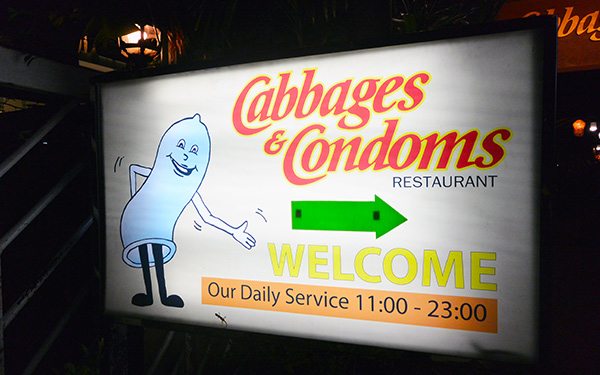 cabbages and condoms bangkok