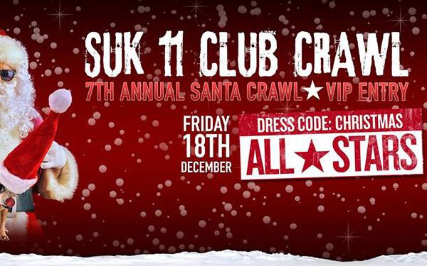 suk 11 santa club crawl