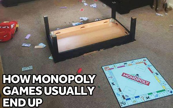 monopoly board game night