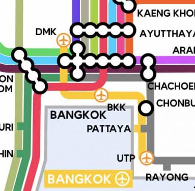 train travel from Bangkok