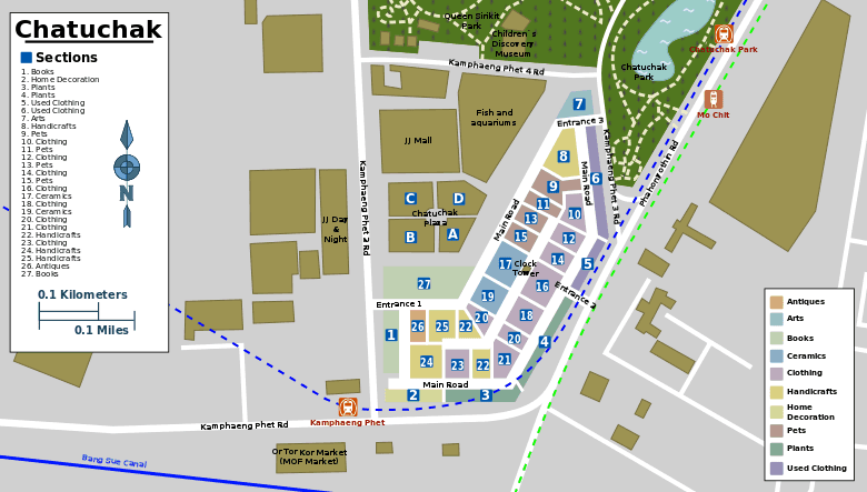 chatuchak market map